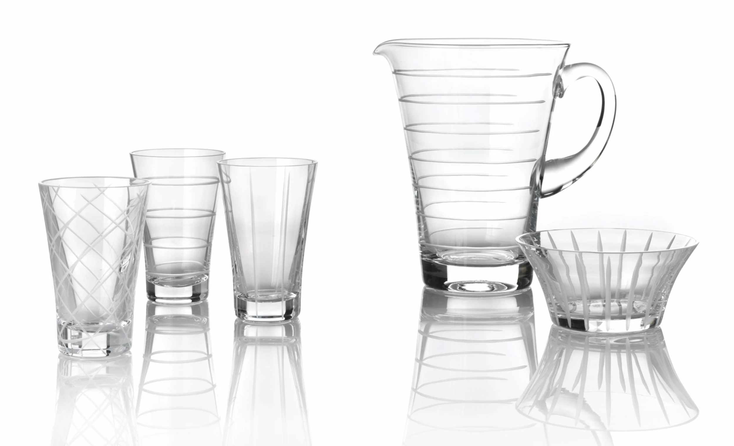 Wassergläser Dibbern Cipriani Glas 0,30ltr. Vertikalschliff Klar 2 Wassergläser Dibbern Cipriani Glas 0,30ltr. Vertikalschliff Klar – Bild 2