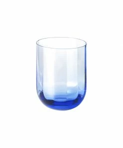 Wassergläser Dibbern Rotondo Optic Glas 0,25ltr. Azurblau
