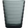 Wassergläser Iittala Aino Aalto Glas 0,22ltr. Dunkelgrau/dark Grey