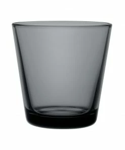 Wassergläser Iittala Kartio Glas 0,21ltr. Dunkelgrau/dark Grey