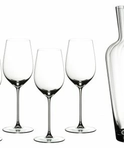 Riedel Veritas Riesling 4er Pack + Dekanter Mosel Aktion 2022